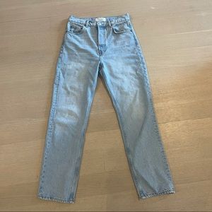 Reformation Cynthia High Rise Straight in Tahoe